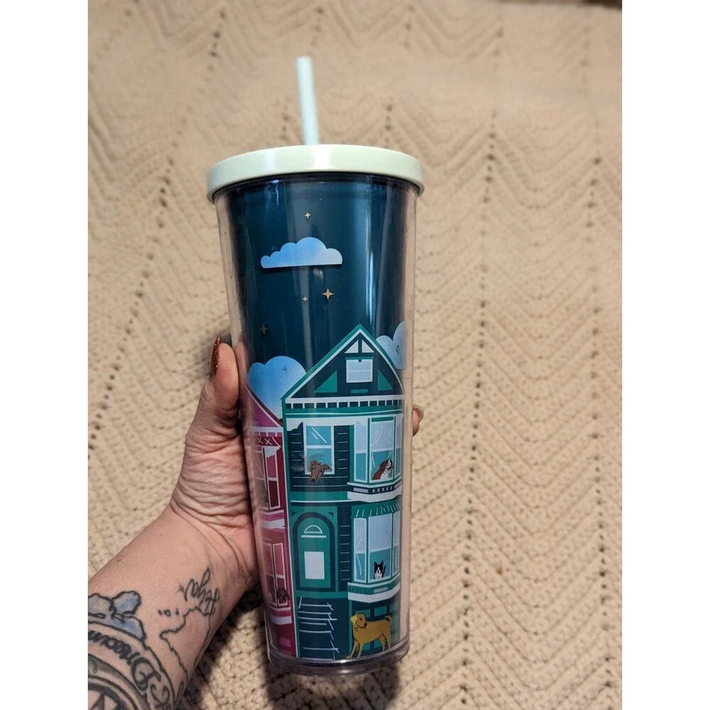 Starbucks San Francisco CA City Blue Venti Tumbler‎